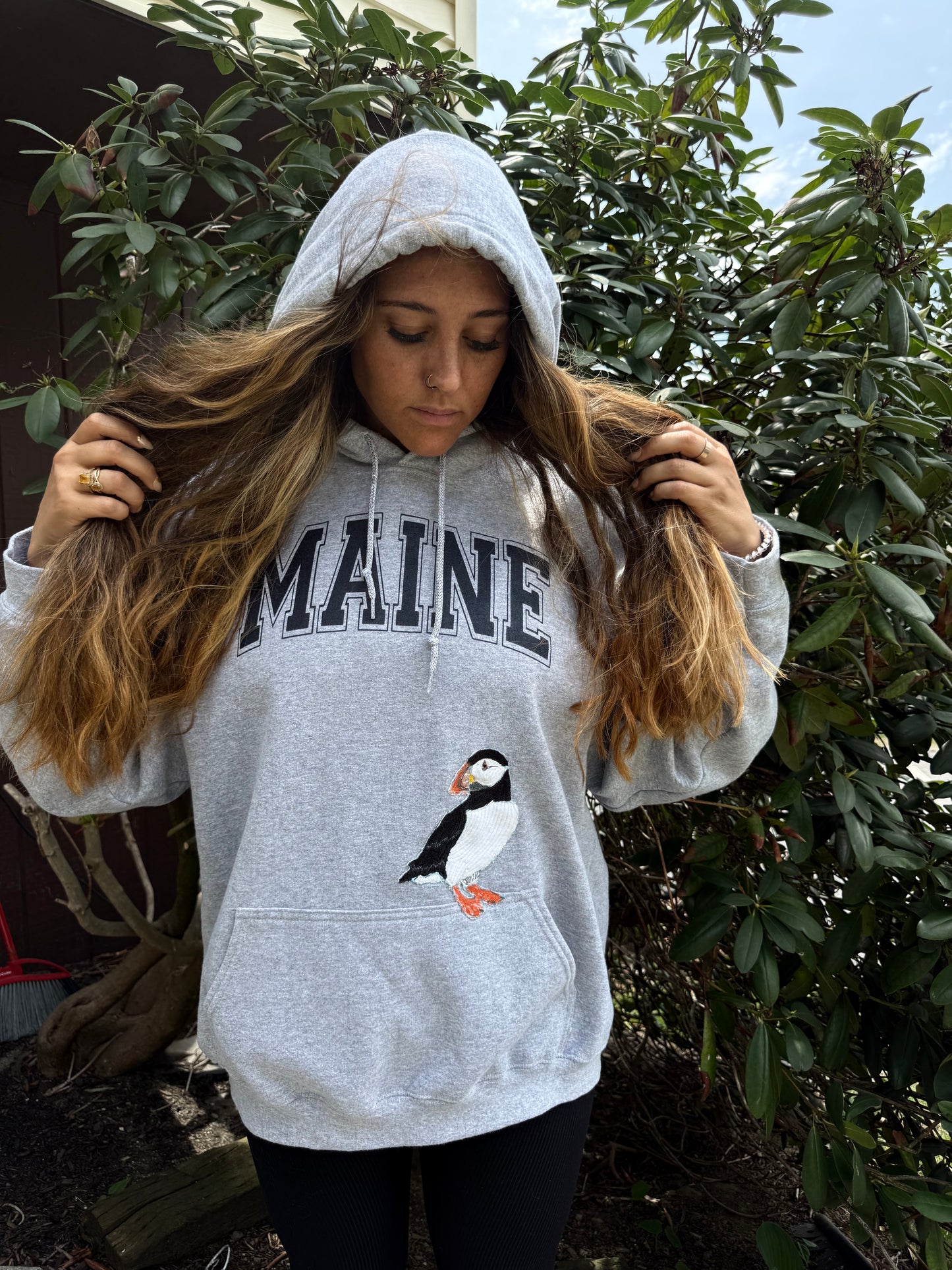 Maine Puffin Hoodie