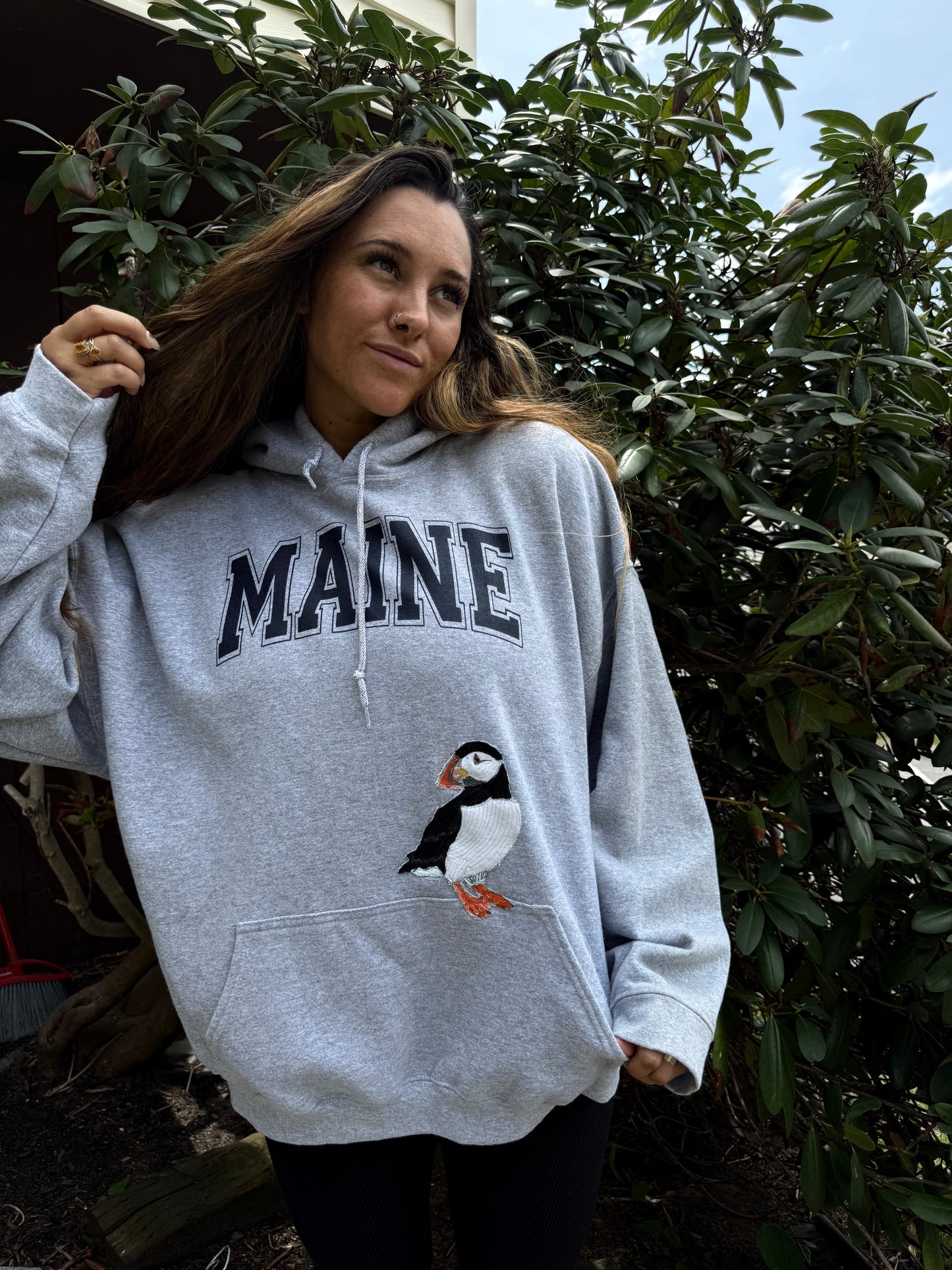 Maine Puffin Hoodie