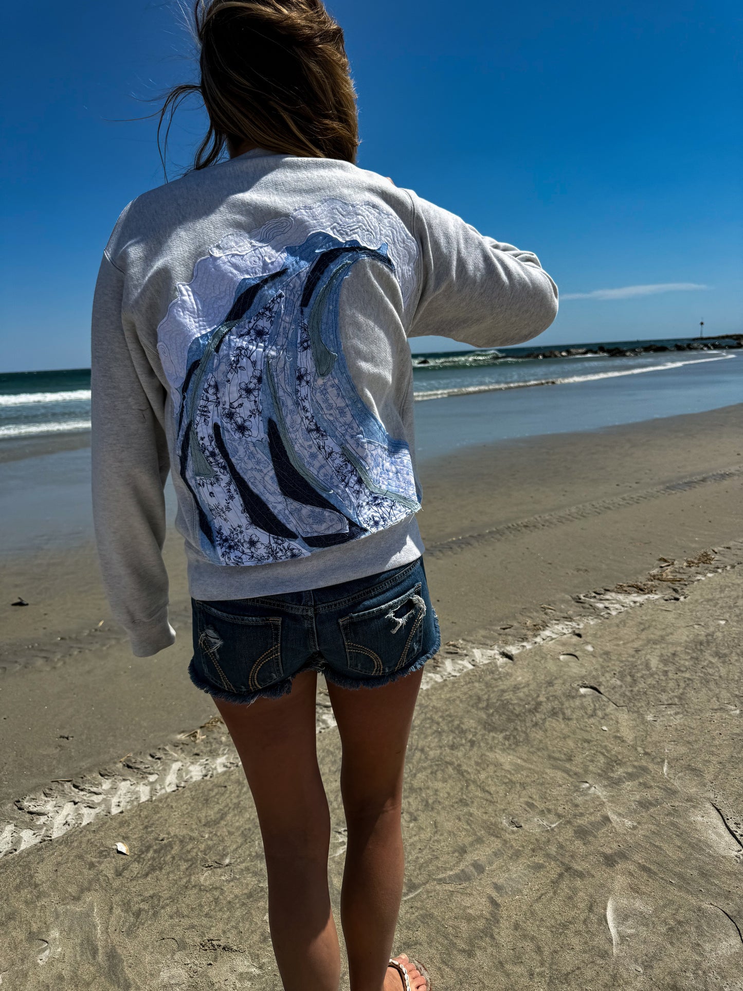 Blue Current Crewneck